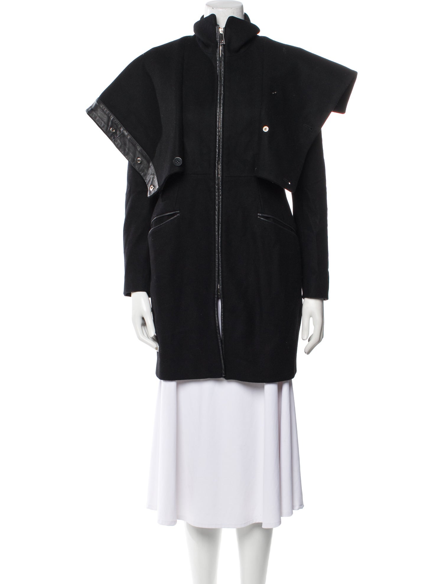 Pinko Virgin Wool Peacoat