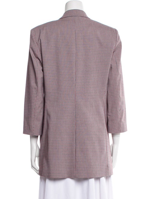 Pinko Plaid Print Blazer