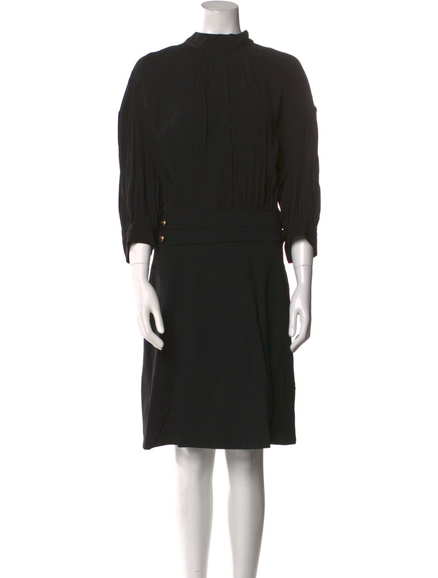 Pinko Mock Neck Knee-Length Dress