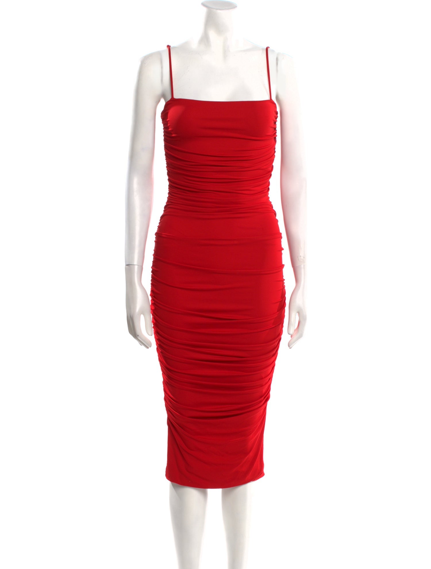 Pinko Square Neckline Knee-Length Dress