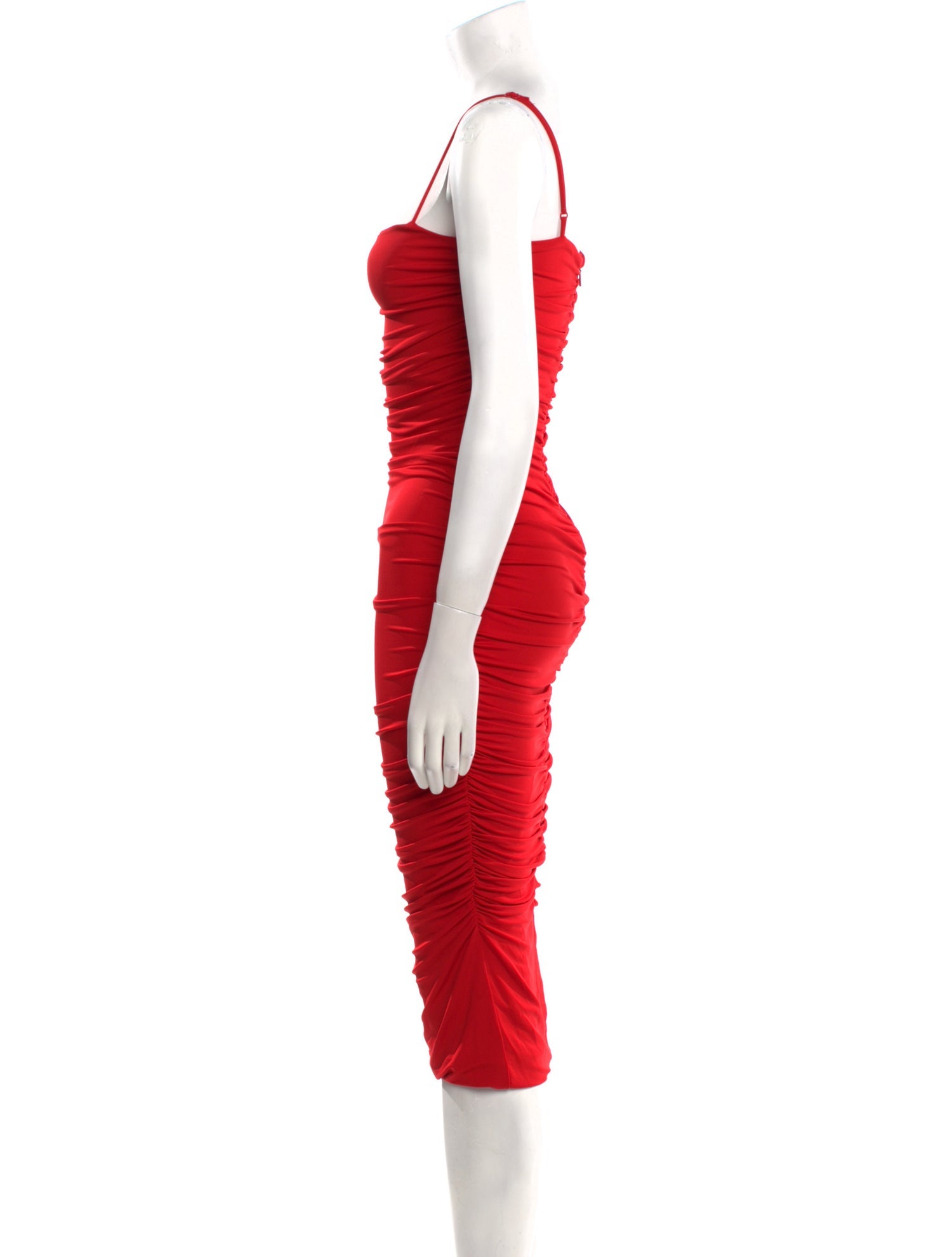 Pinko Square Neckline Knee-Length Dress