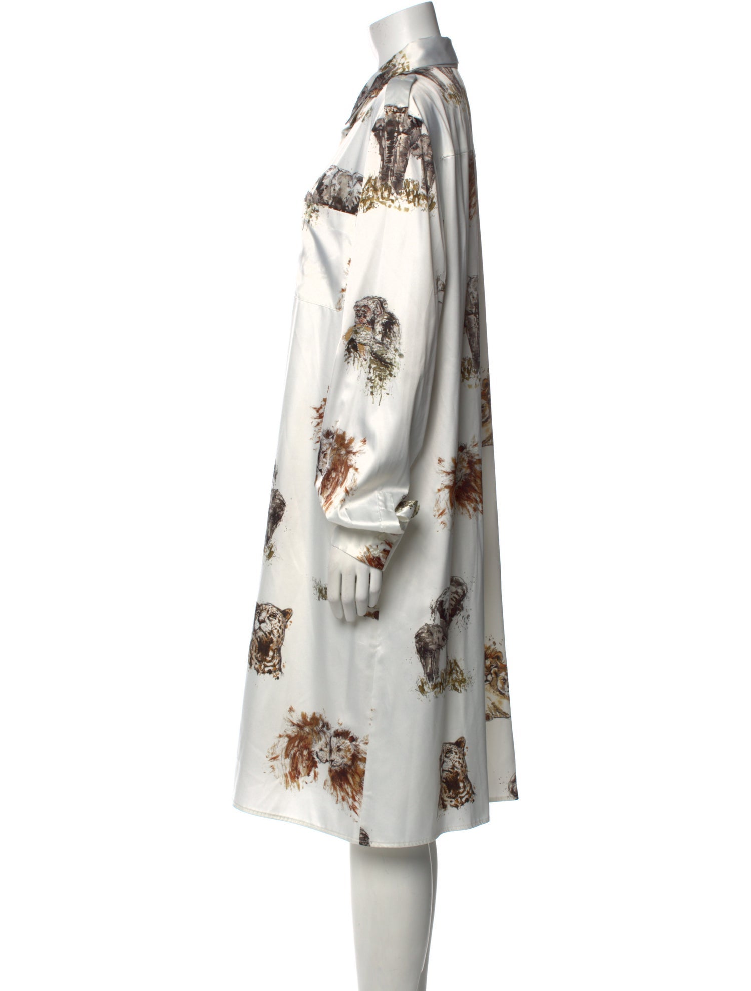 Pinko Silk Midi Length Dress