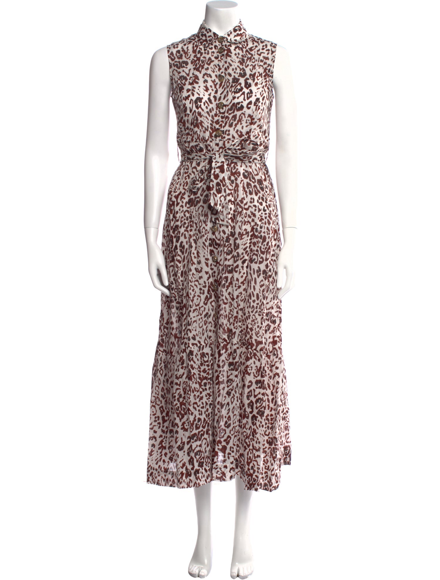 Pinko Animal Print Long Dress