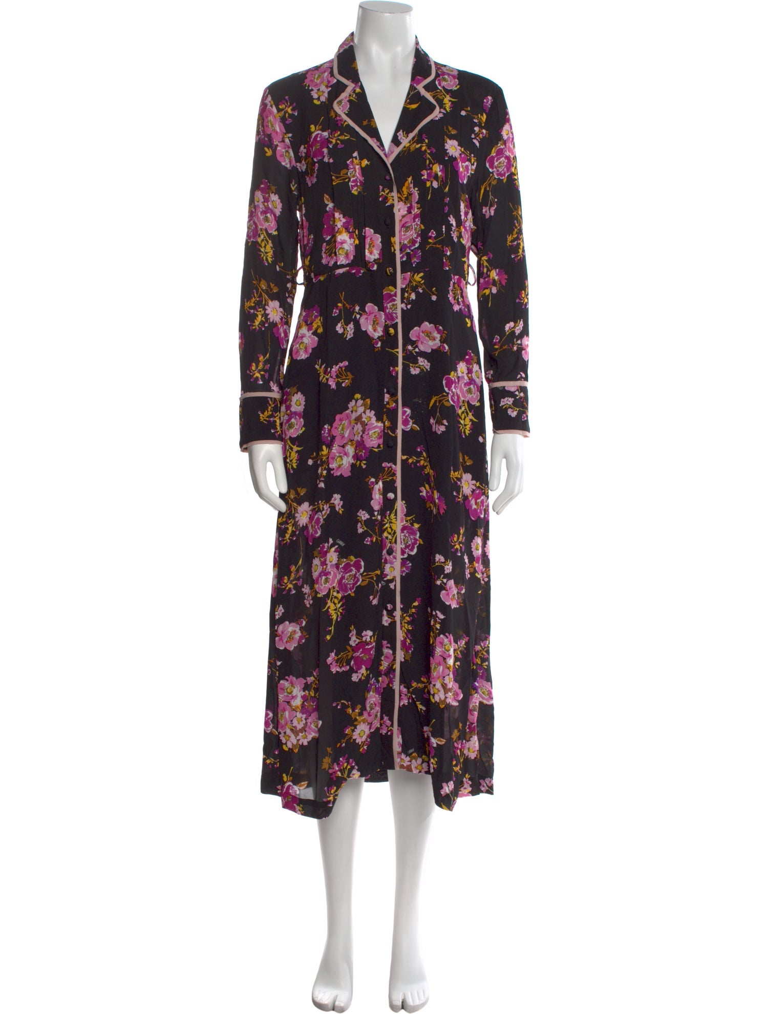 Pinko Floral Print Long Dress
