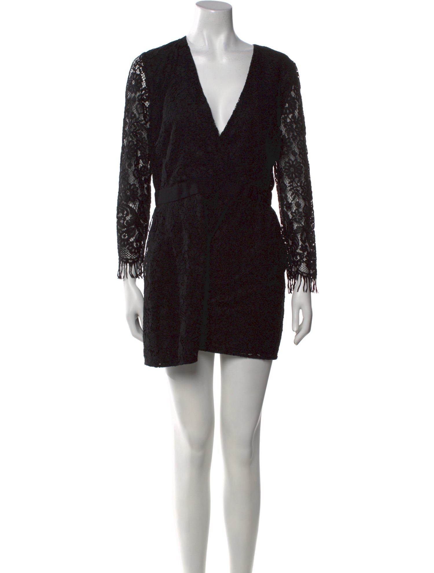 Pinko Velvet Plunge Neckline Romper