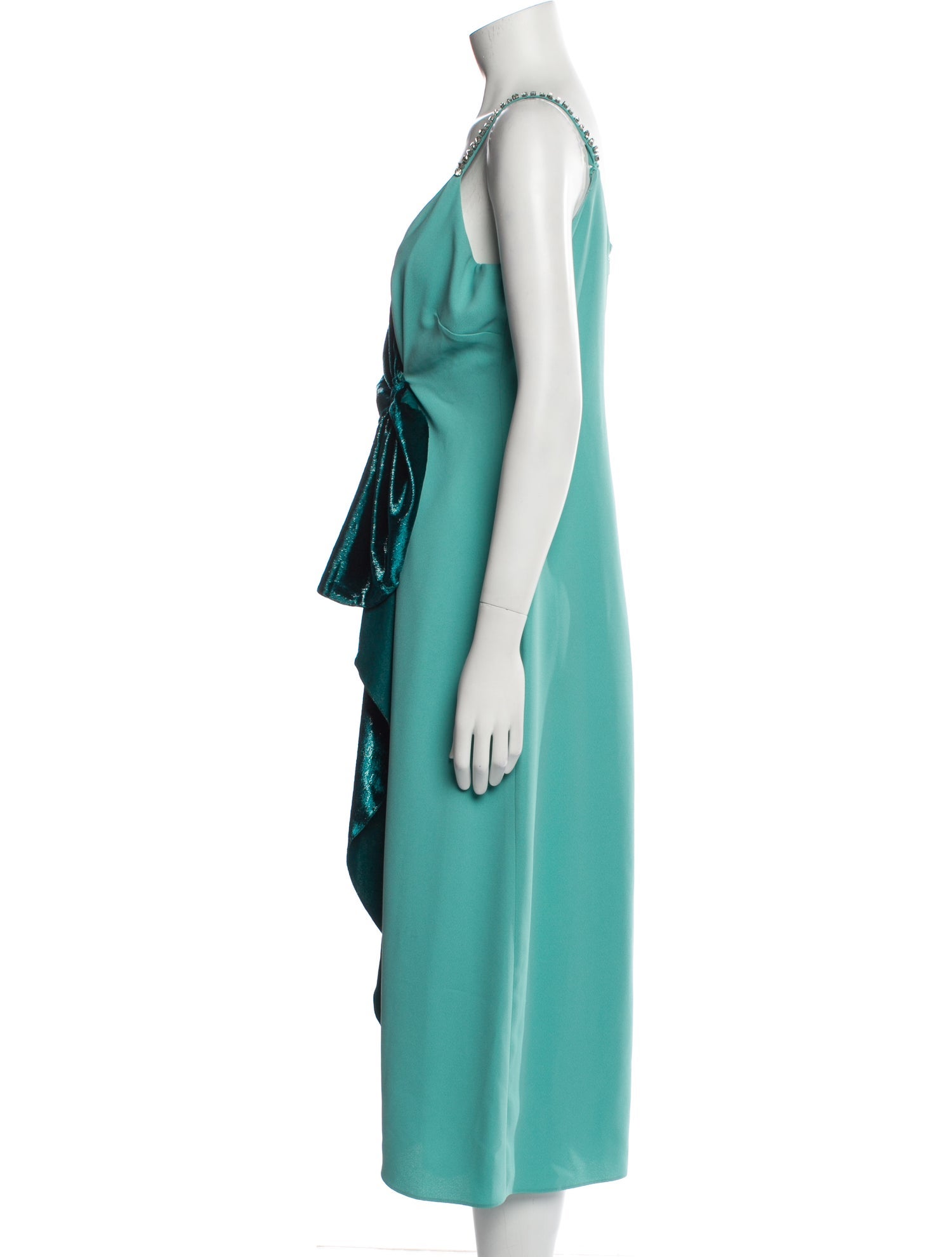 Pinko Cowl Neck Midi Length Dress