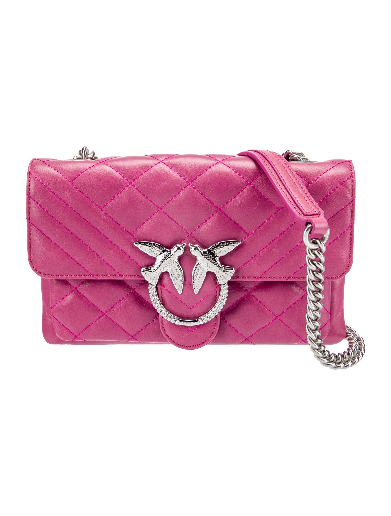 Pinko Leather Shoulder Bag