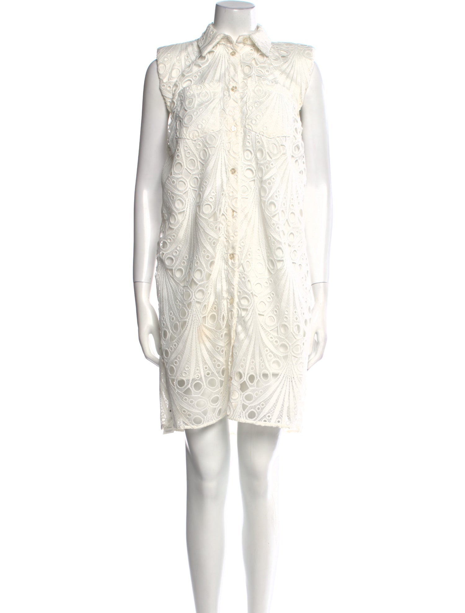 Pinko Lace Pattern Mini Dress