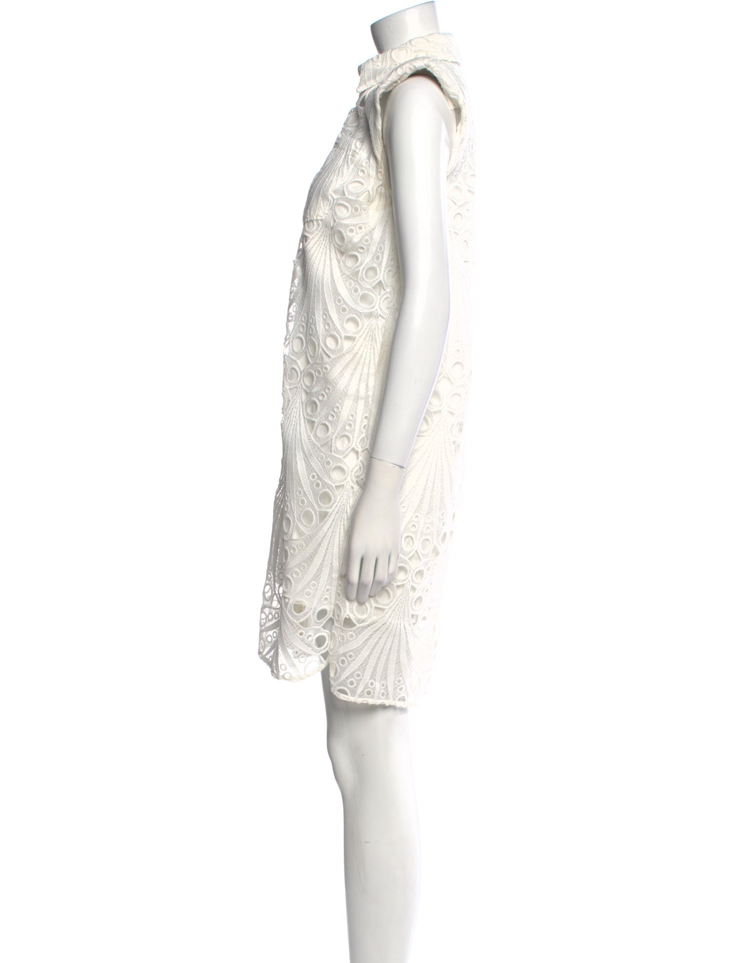 Pinko Lace Pattern Mini Dress