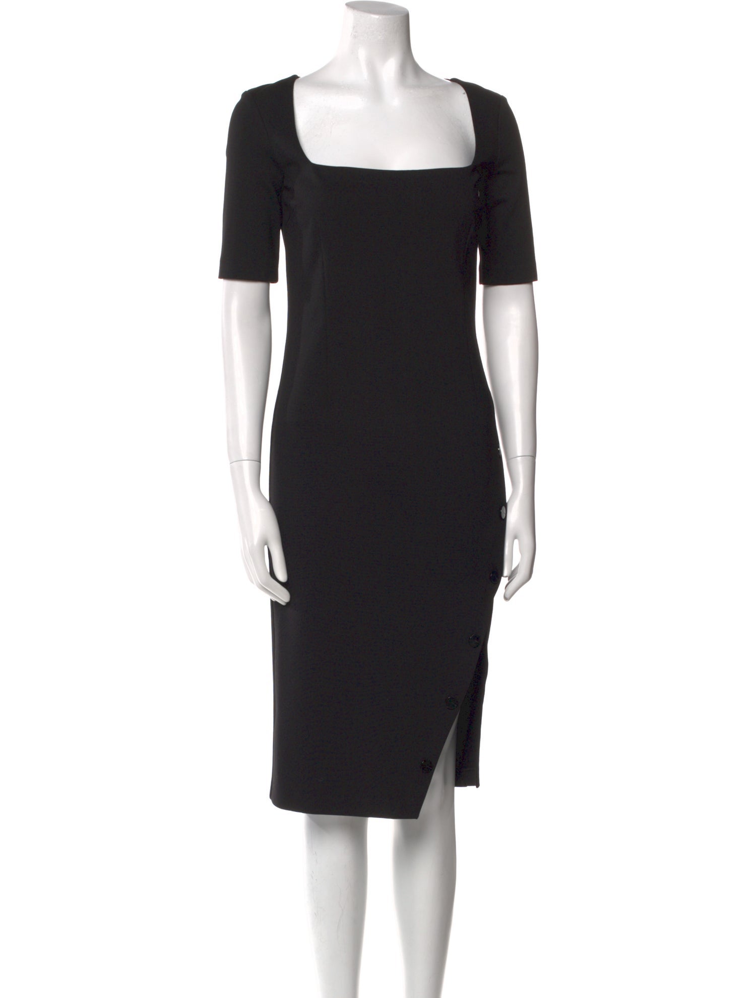 Pinko Square Neckline Midi Length Dress