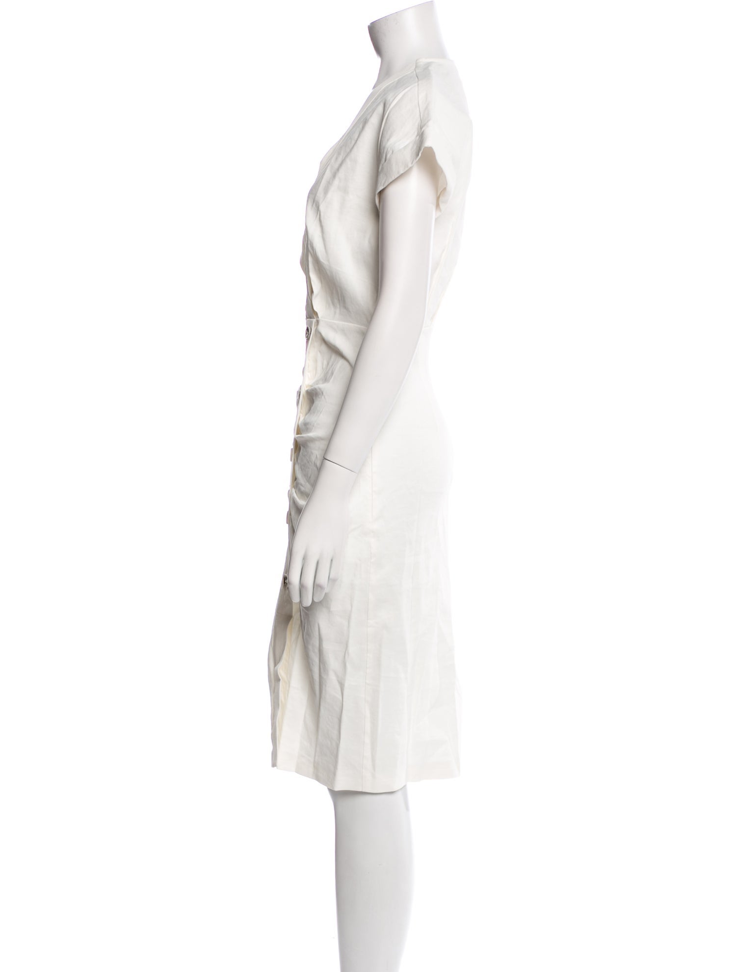 Pinko V-Neck Midi Length Dress