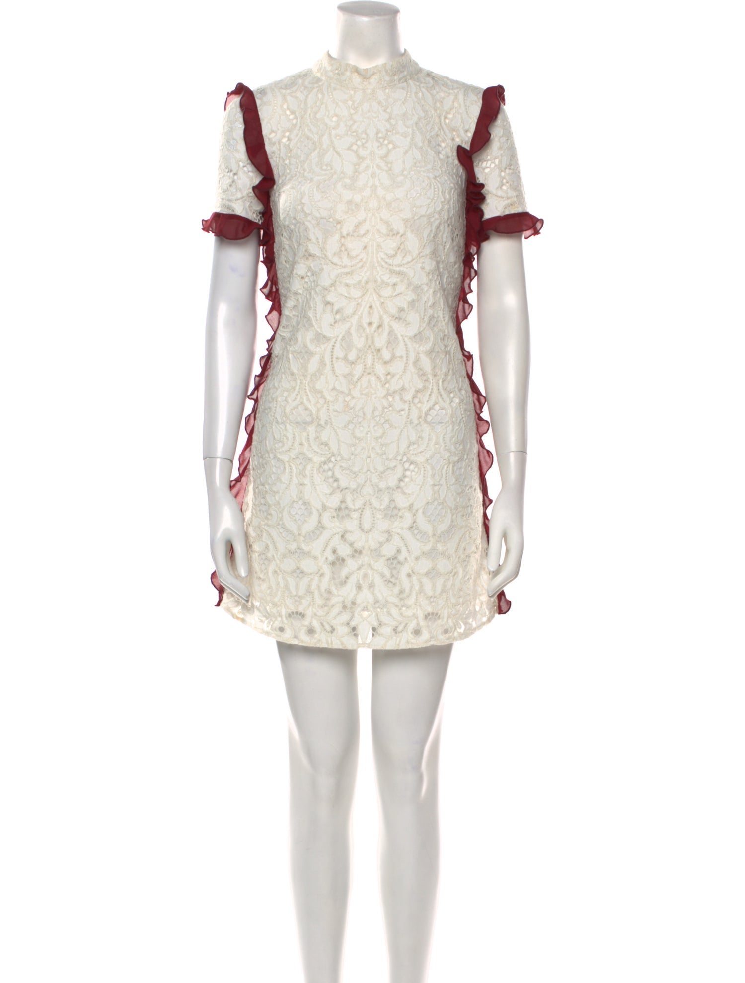 Pinko Lace Pattern Mini Dress