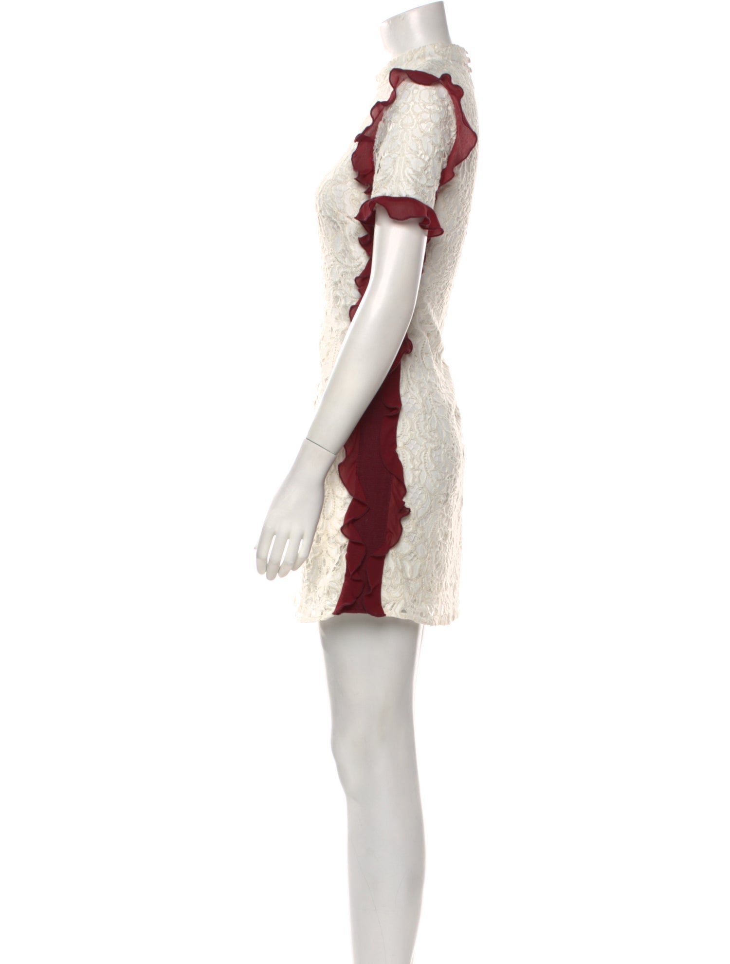 Pinko Lace Pattern Mini Dress