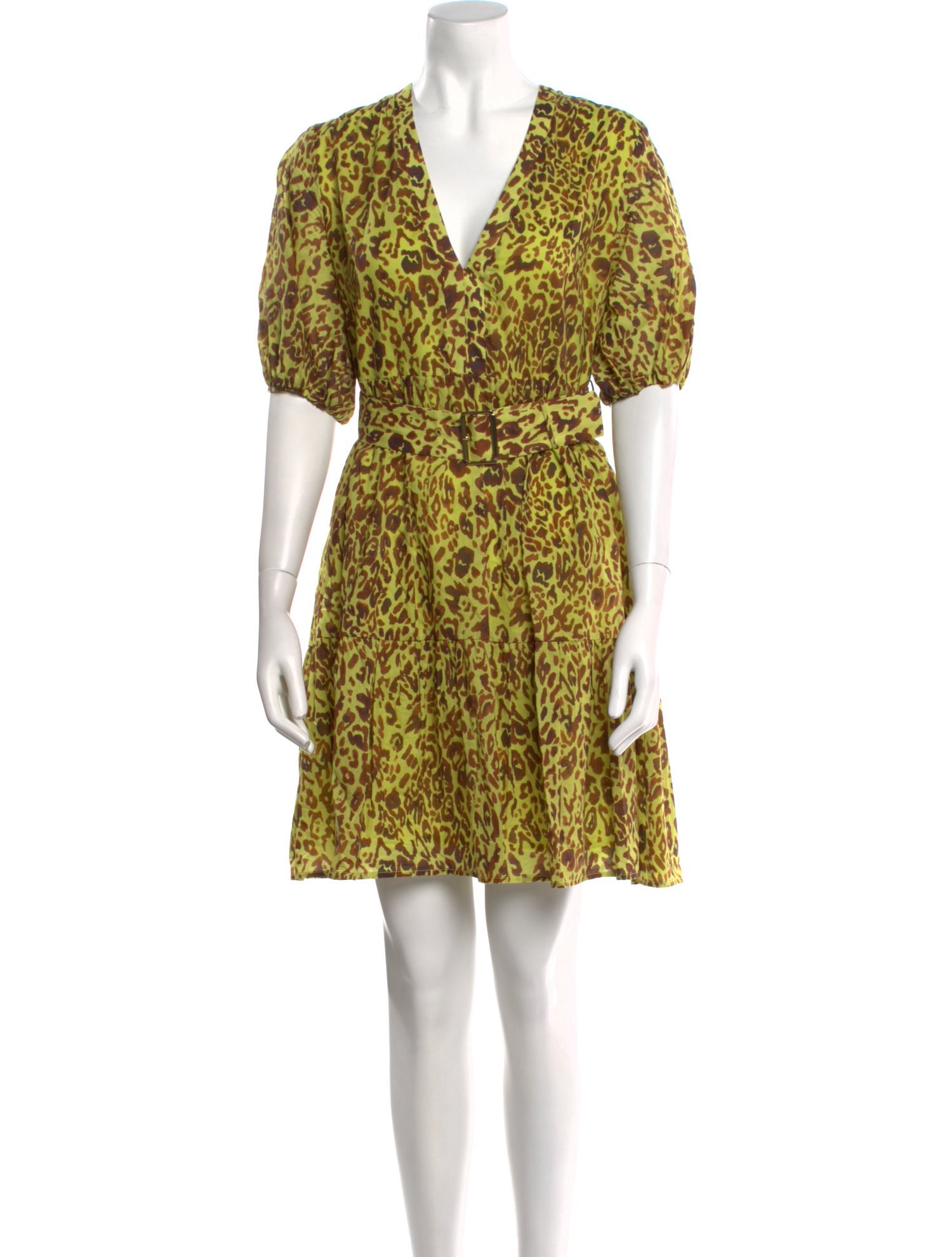 Pinko Animal Print Mini Dress