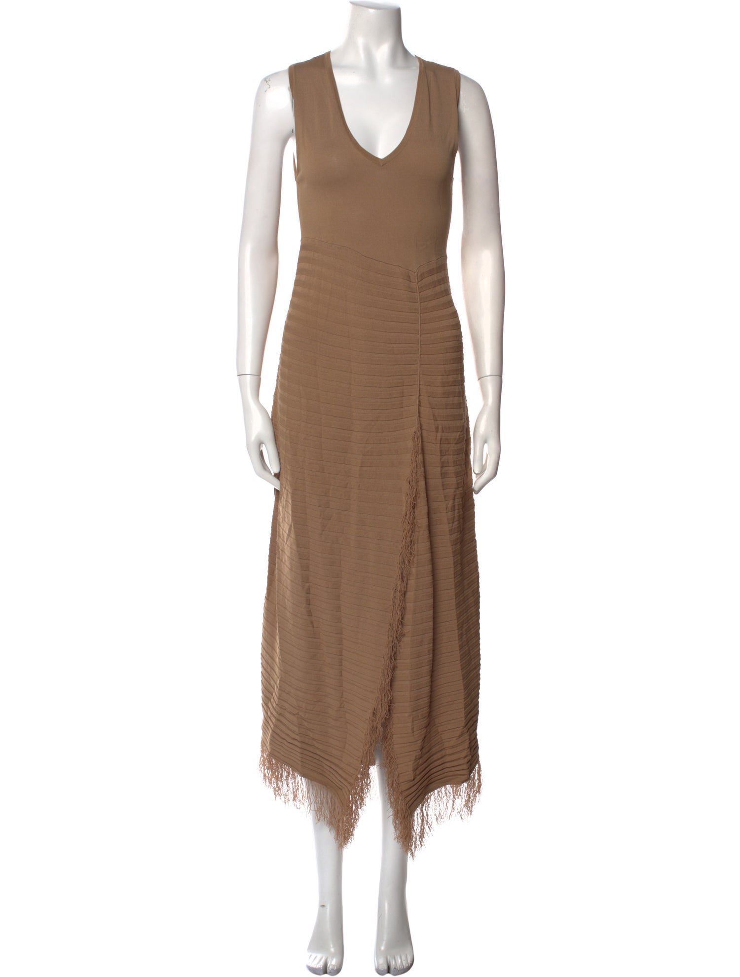 Pinko V-Neck Long Dress