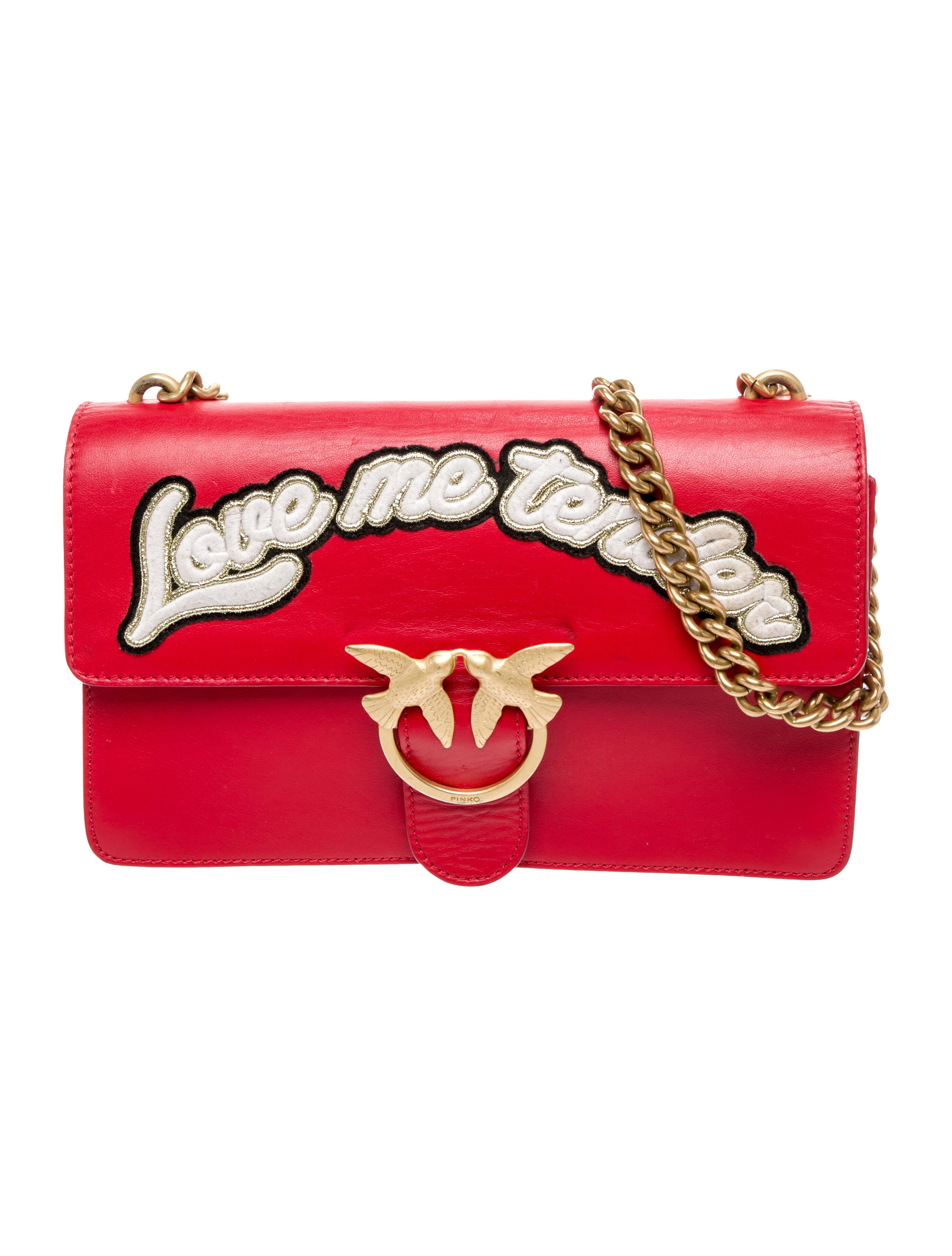 Pinko Leather Evening Bag