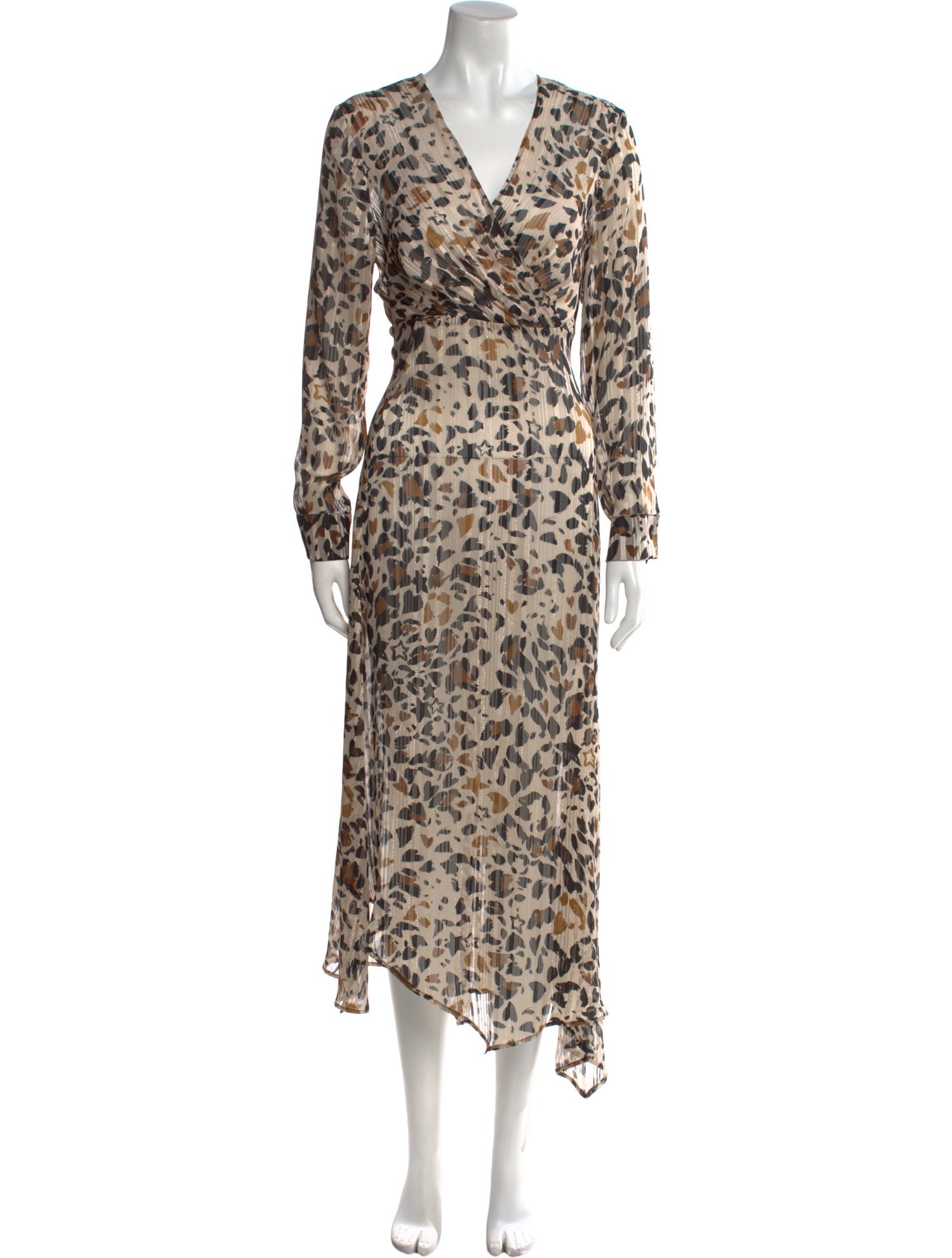 Pinko Animal Print Long Dress