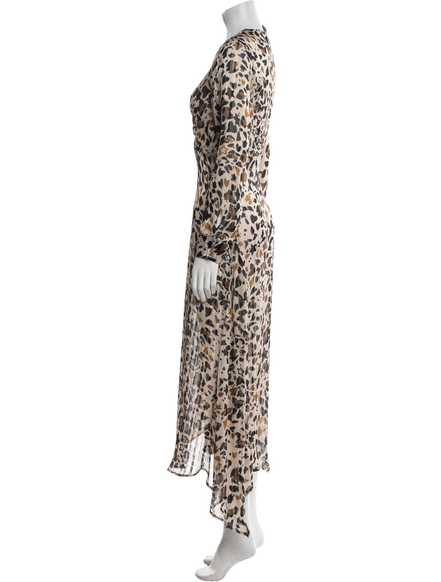 Pinko Animal Print Long Dress