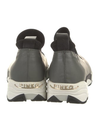 Pinko Rubber Colorblock Pattern Sock Sneakers