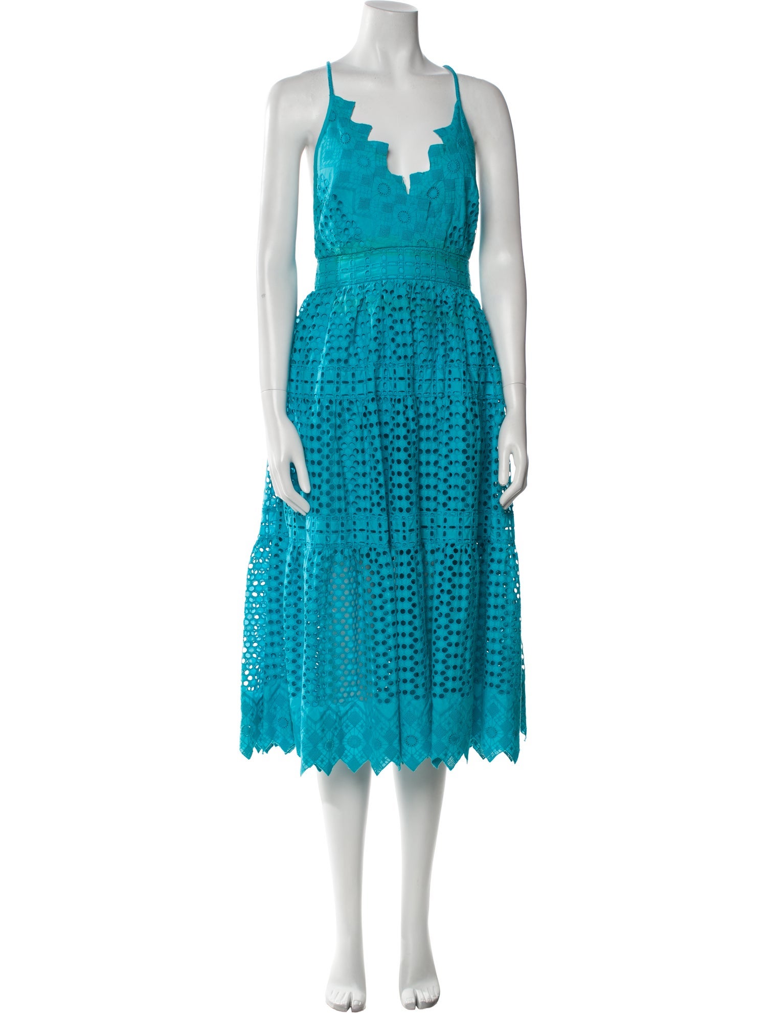 Pinko Lace Pattern Midi Length Dress