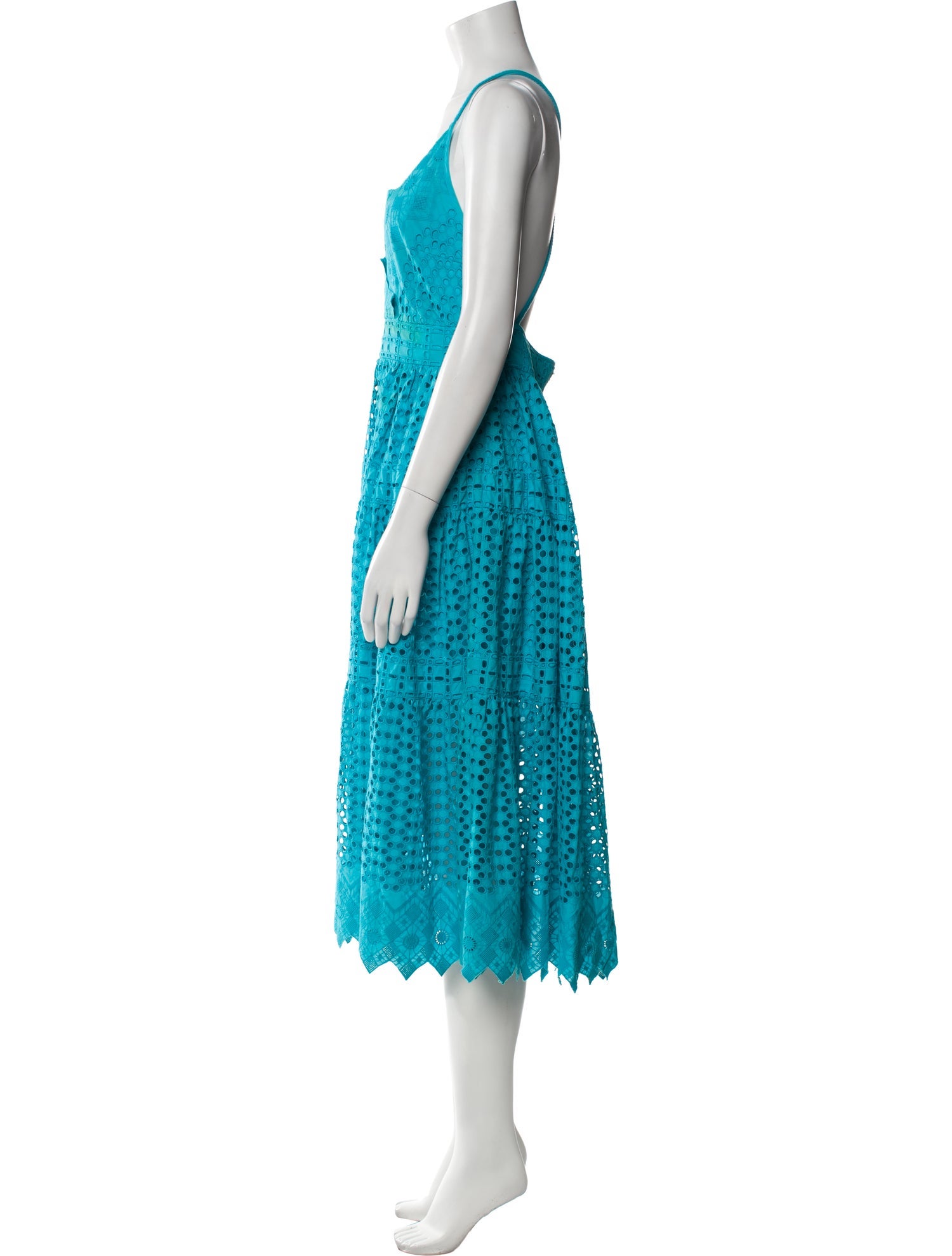 Pinko Lace Pattern Midi Length Dress