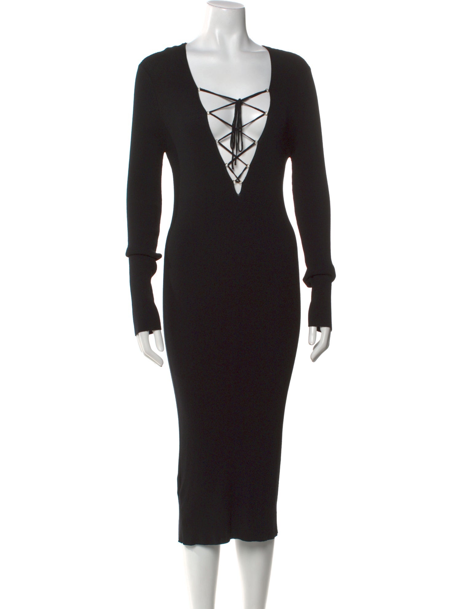 Pinko V-Neck Midi Length Dress w/ Tags