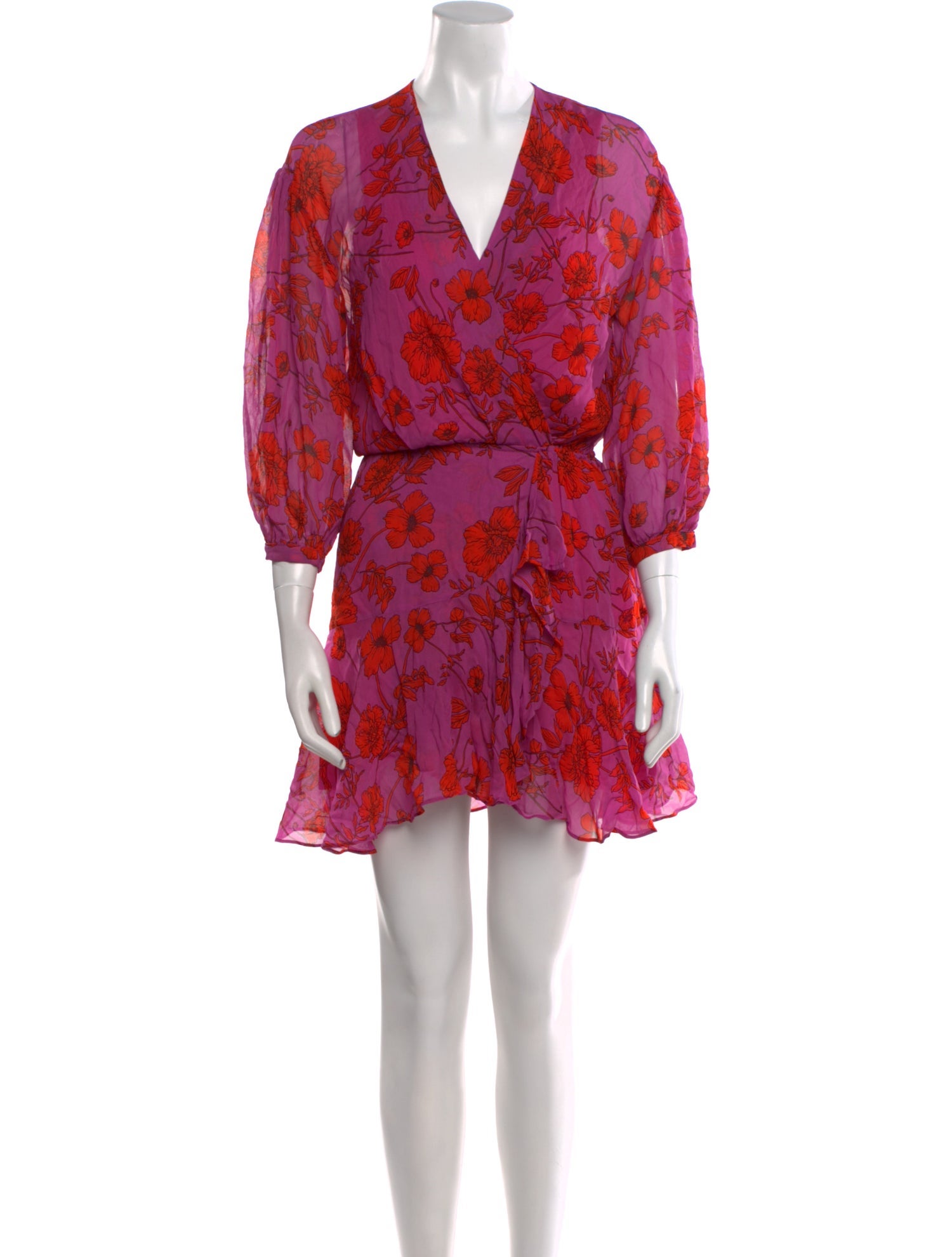 Pinko Floral Print Mini Dress