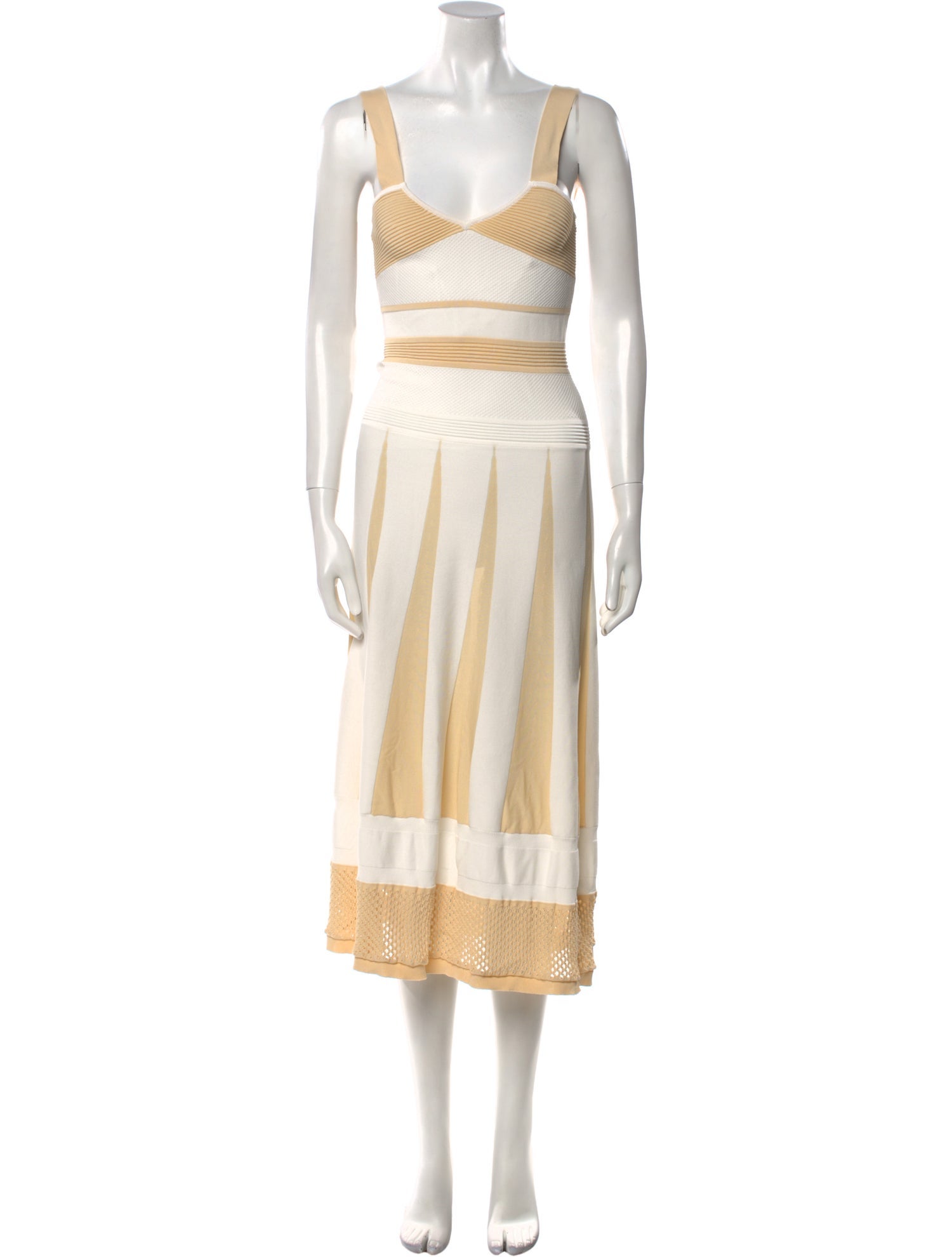 Pinko Striped Long Dress