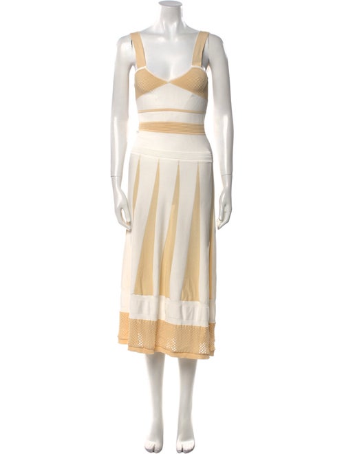 Pinko Striped Long Dress