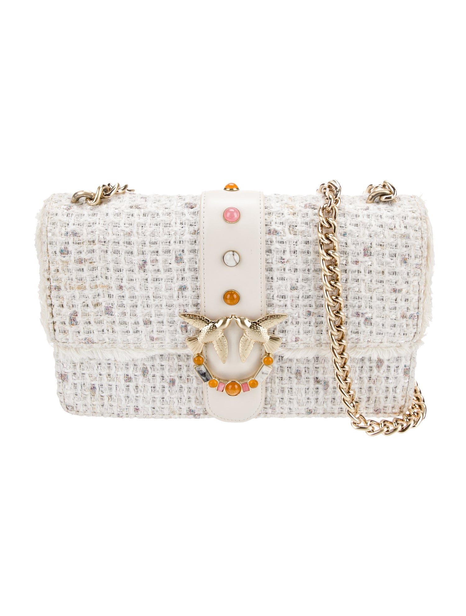 Pinko Tweed Shoulder Bag