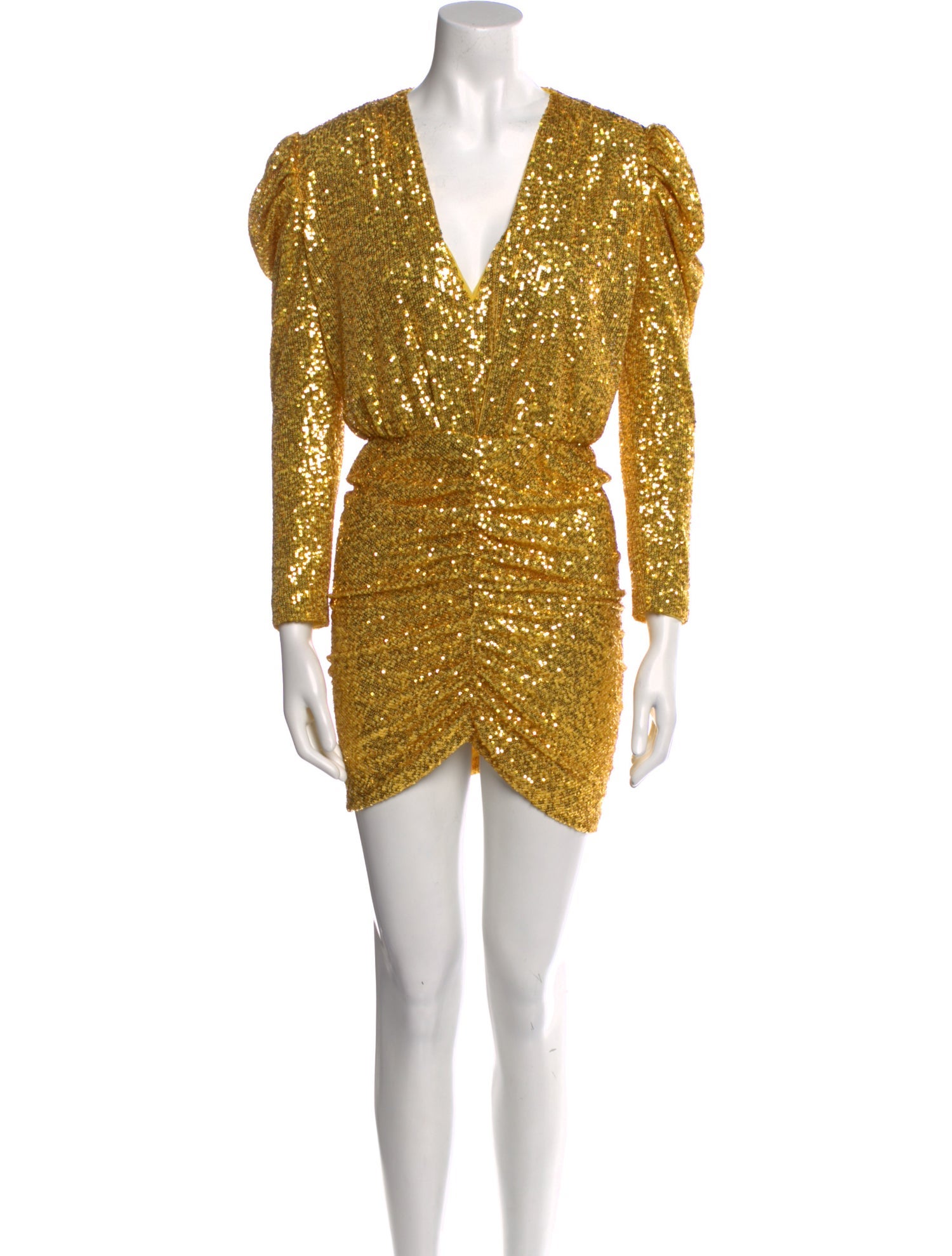 Pinko V-Neck Mini Dress