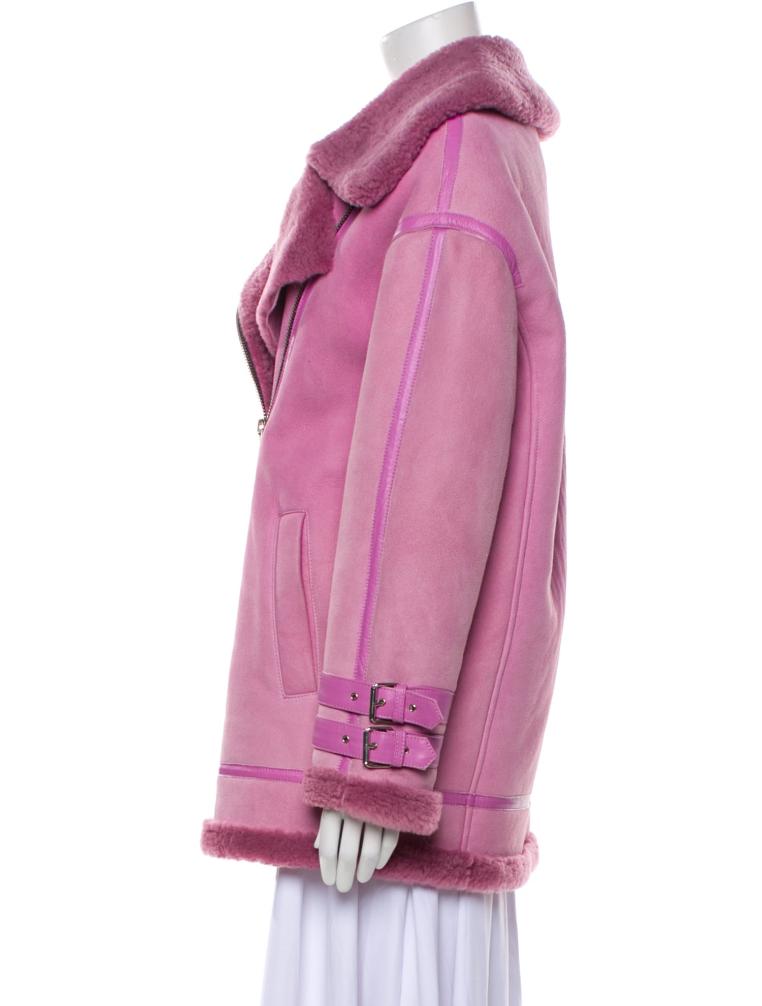 Pinko Shearling Fur Coat