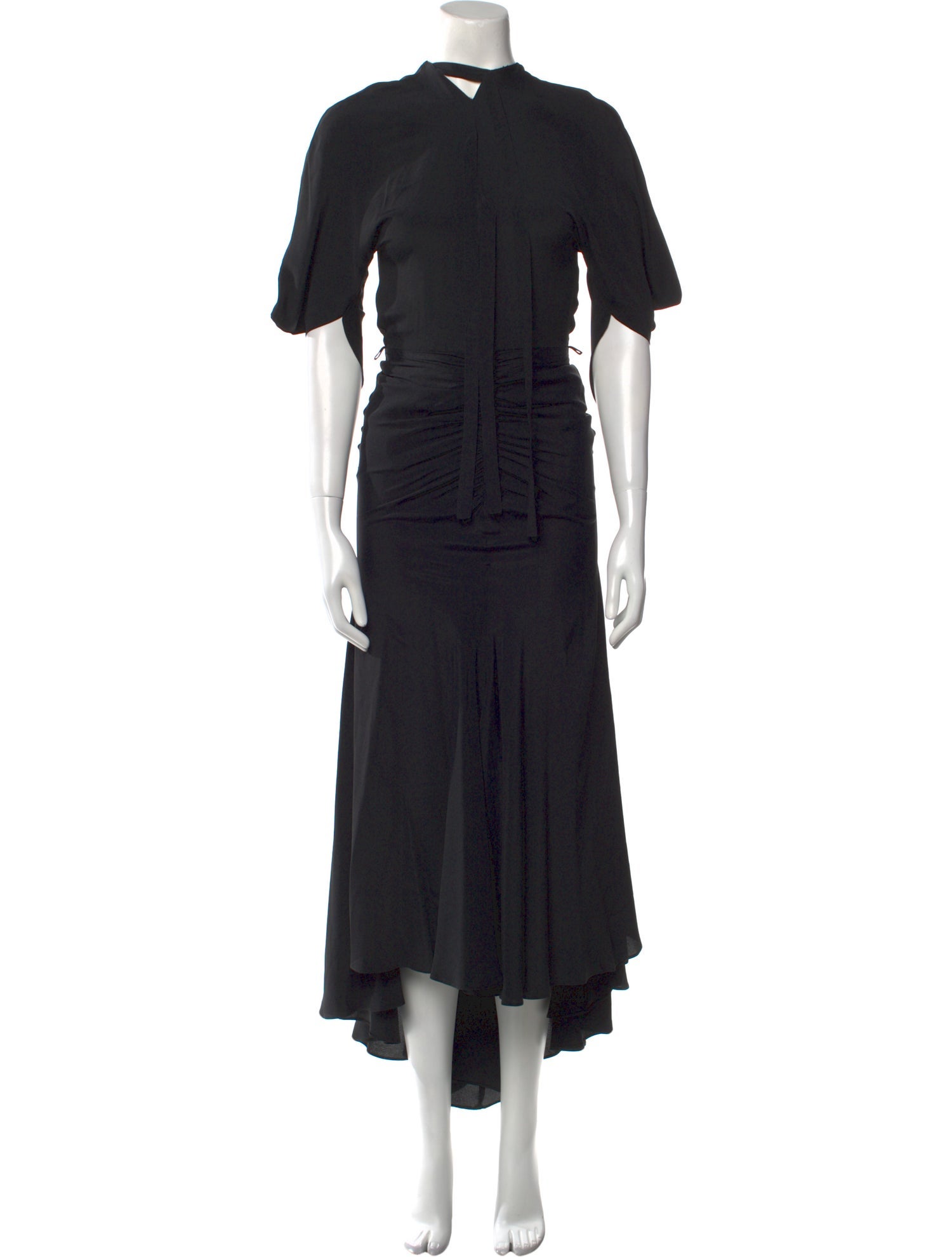 Pinko Mock Neck Long Dress