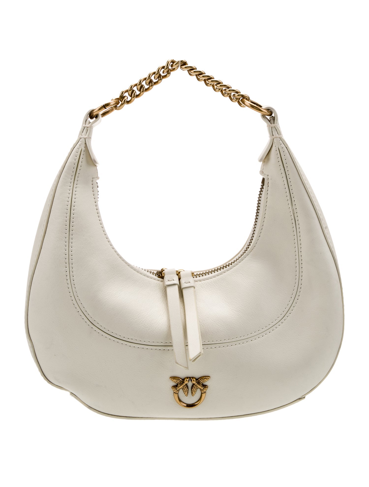 Pinko Leather Top Handle Bag
