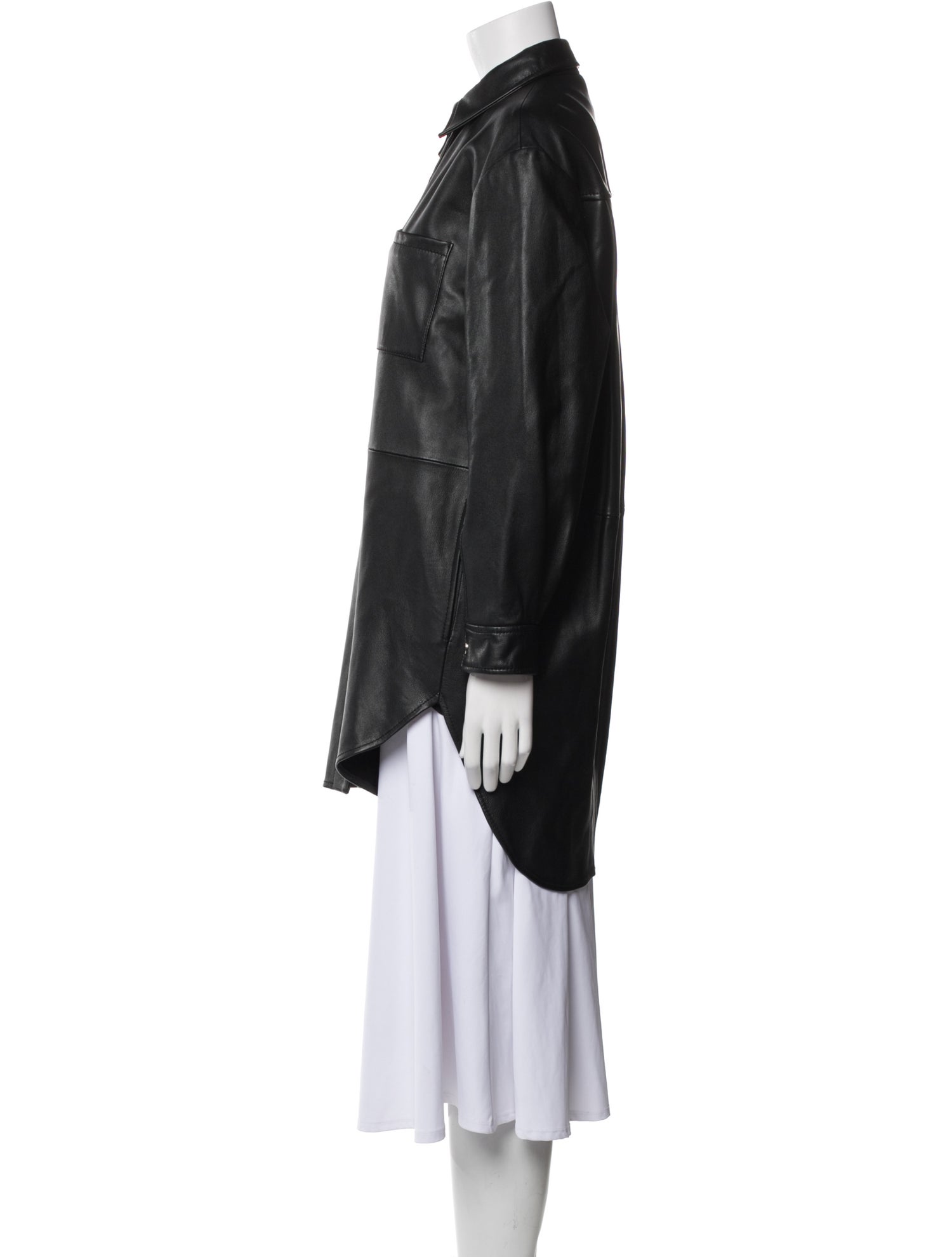 Pinko Leather Trench Coat