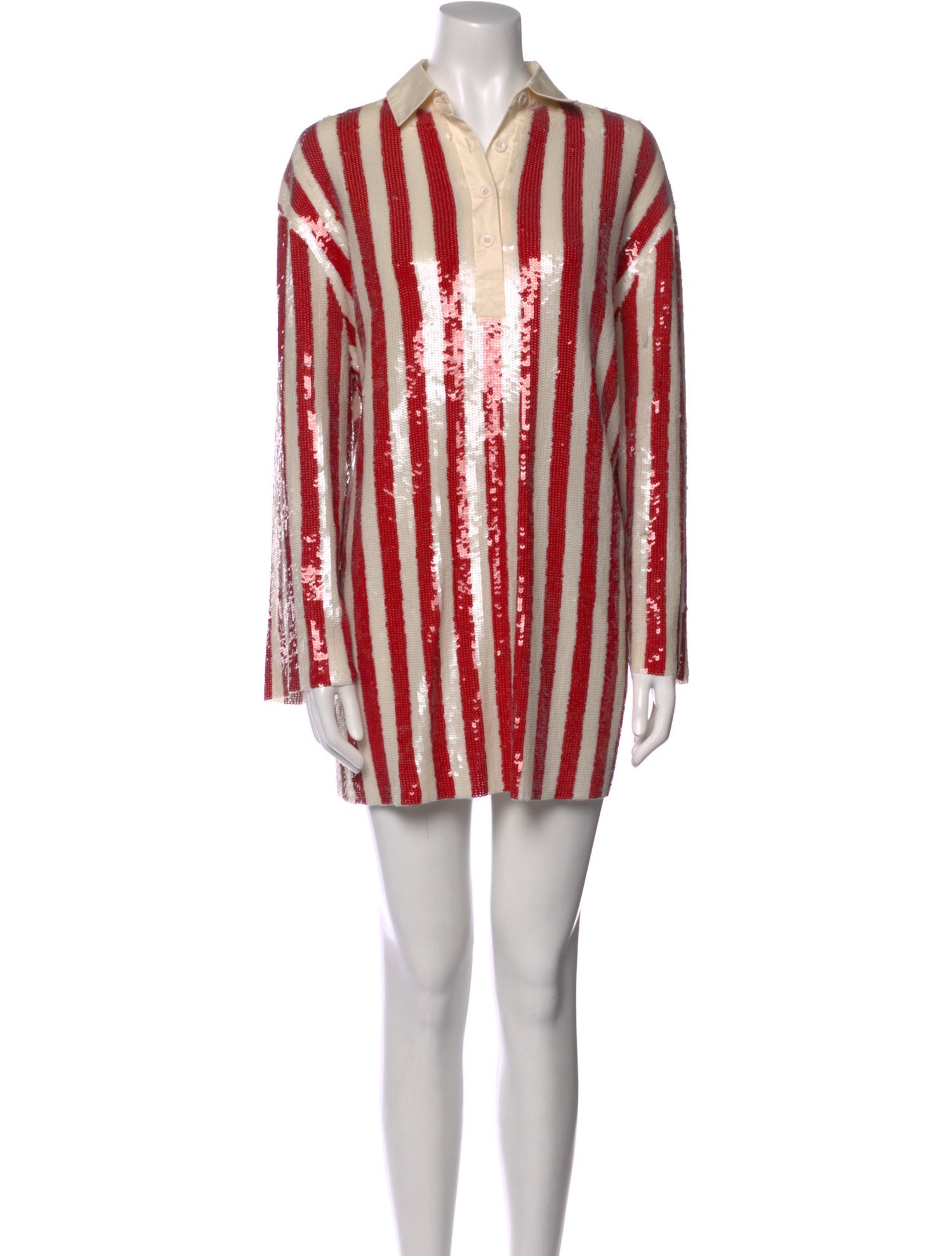 Pinko Striped Mini Dress