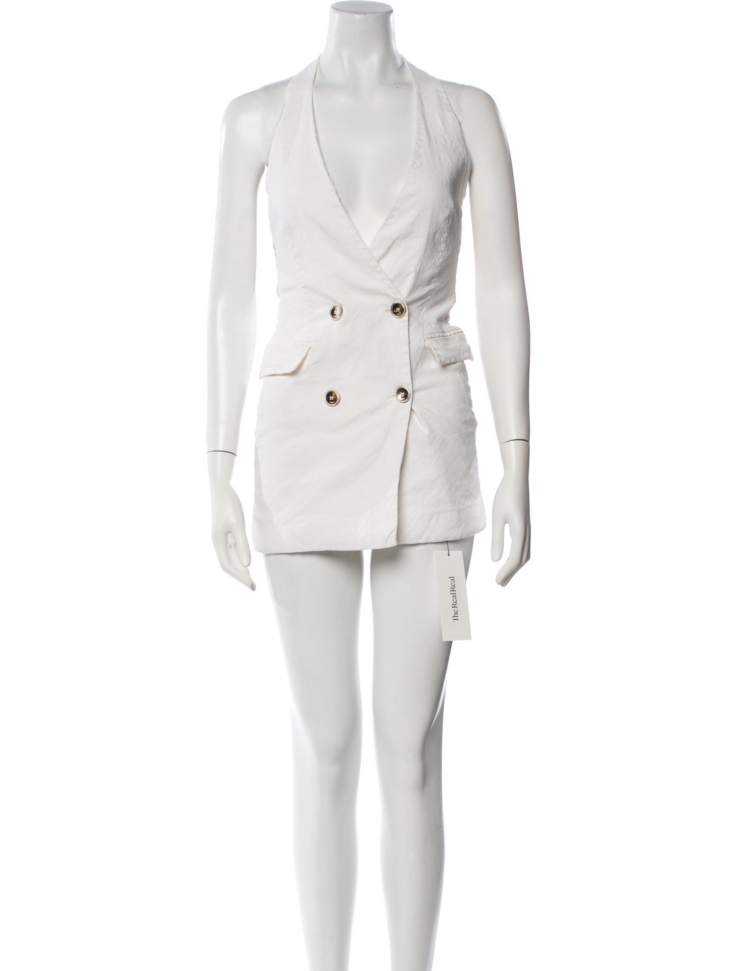 Pinko V-Neck Mini Dress