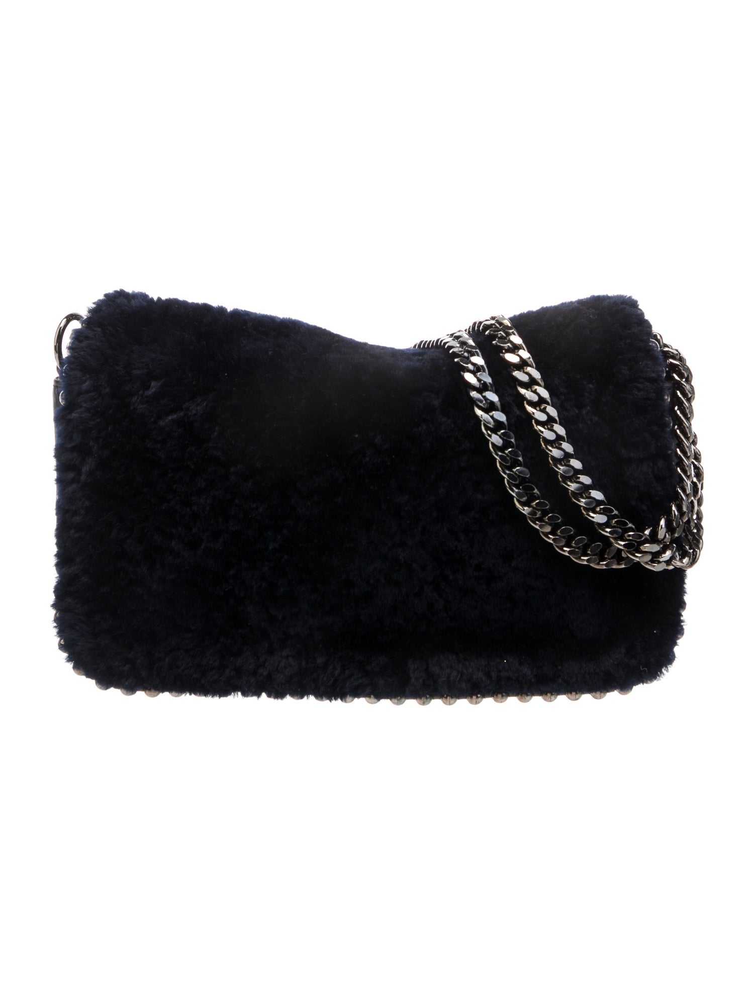 Pinko Faux Fur Shoulder Bag
