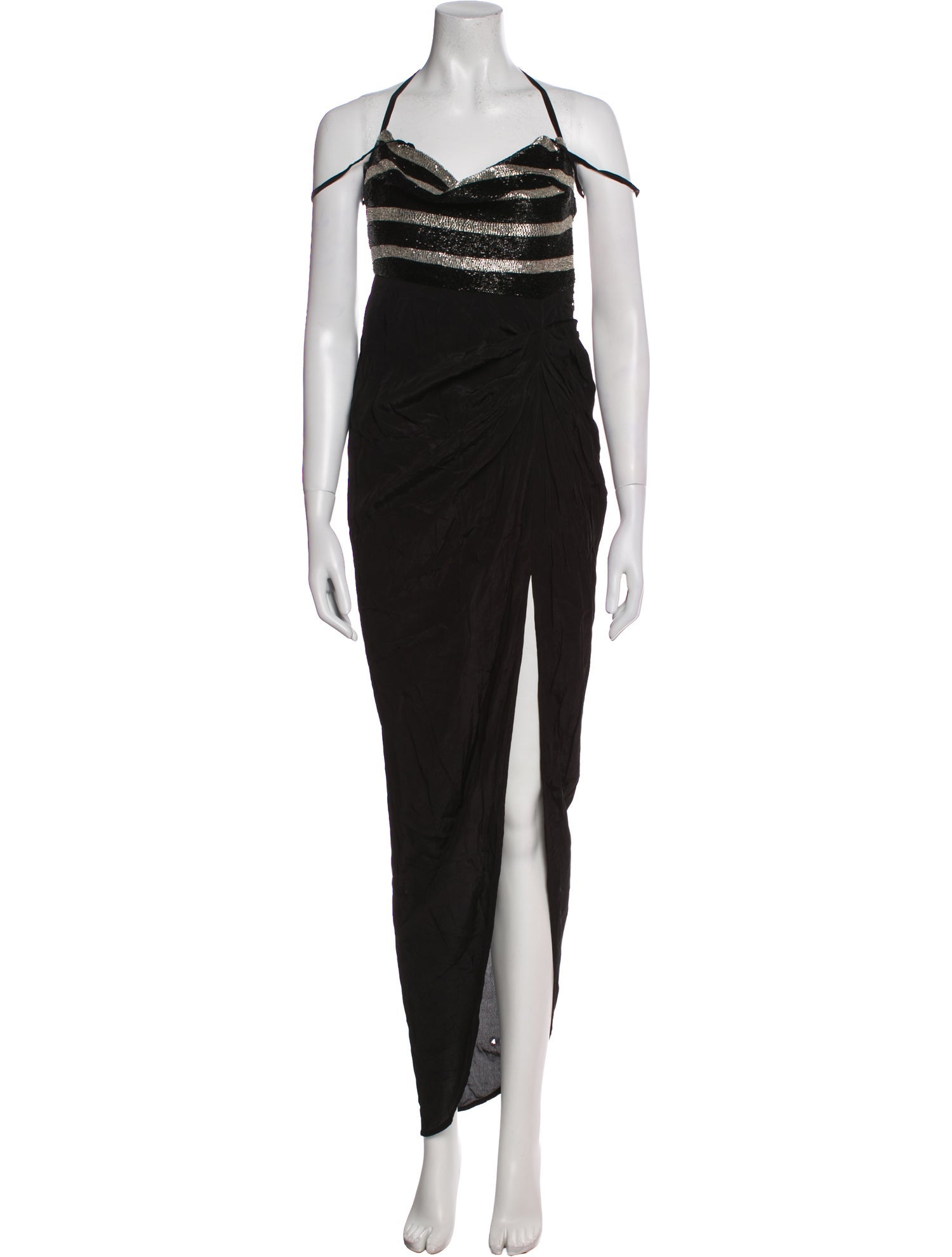 Pinko Cowl Neck Long Dress