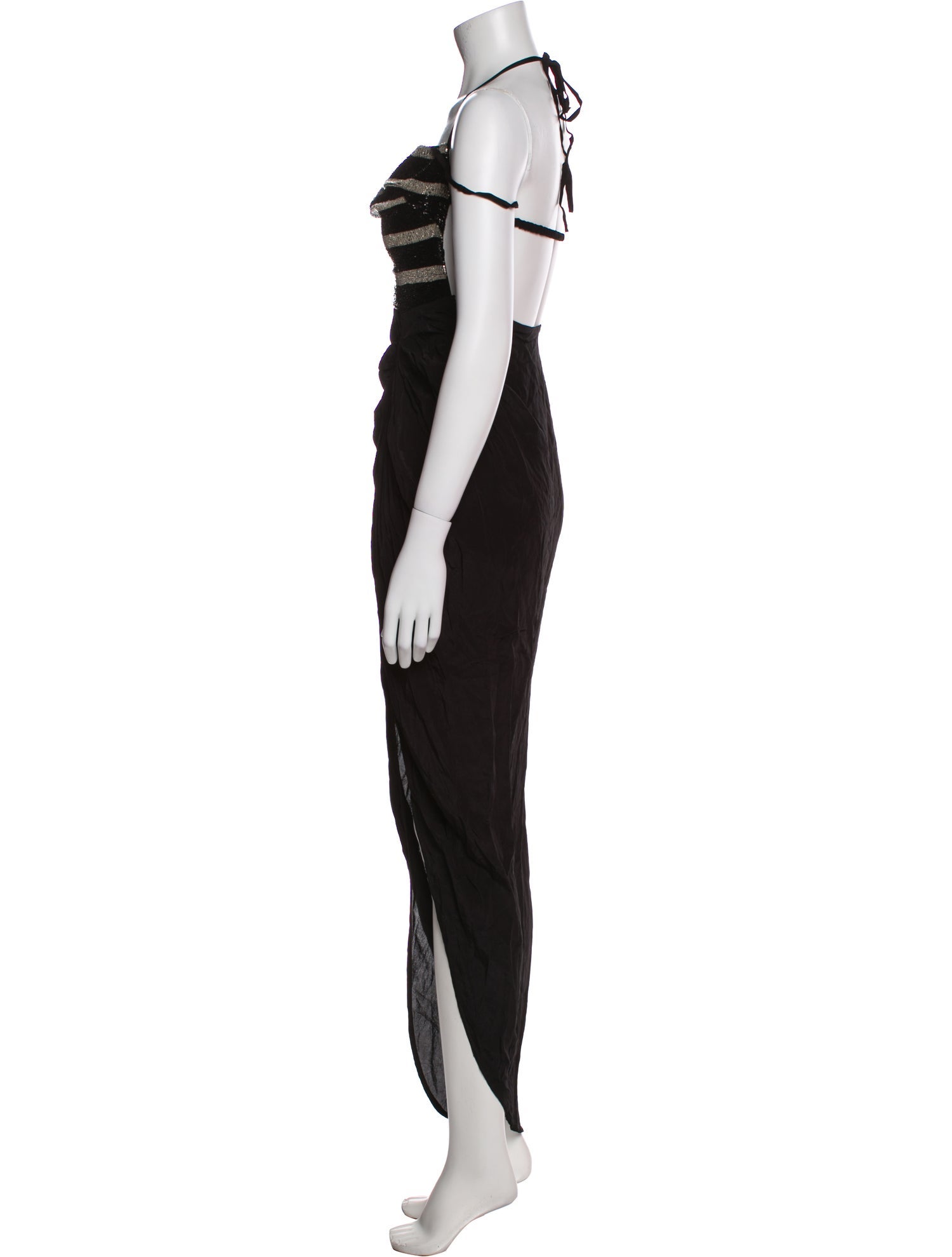 Pinko Cowl Neck Long Dress