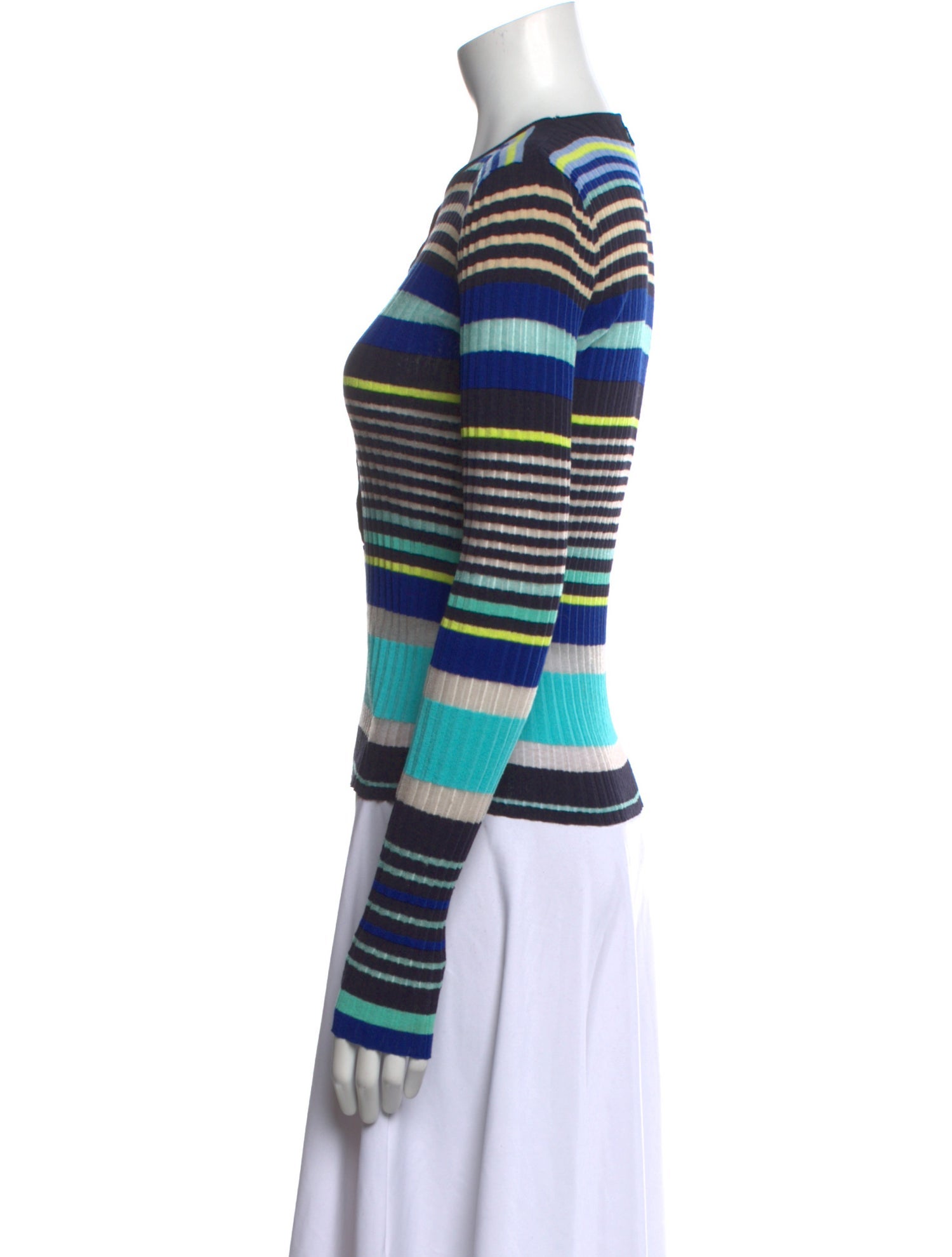 Pinko Striped Crew Neck Sweater