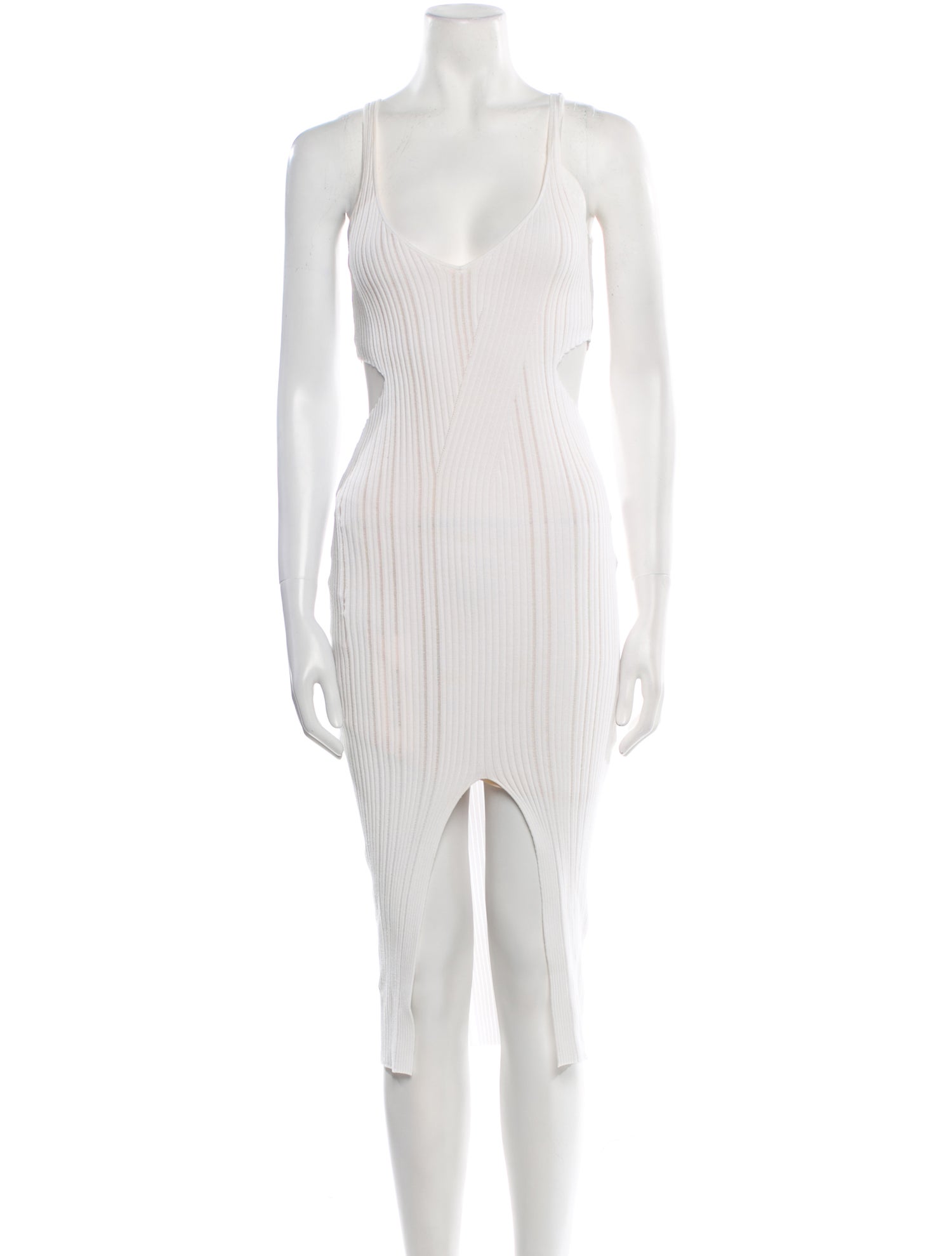 Pinko Scoop Neck Midi Length Dress