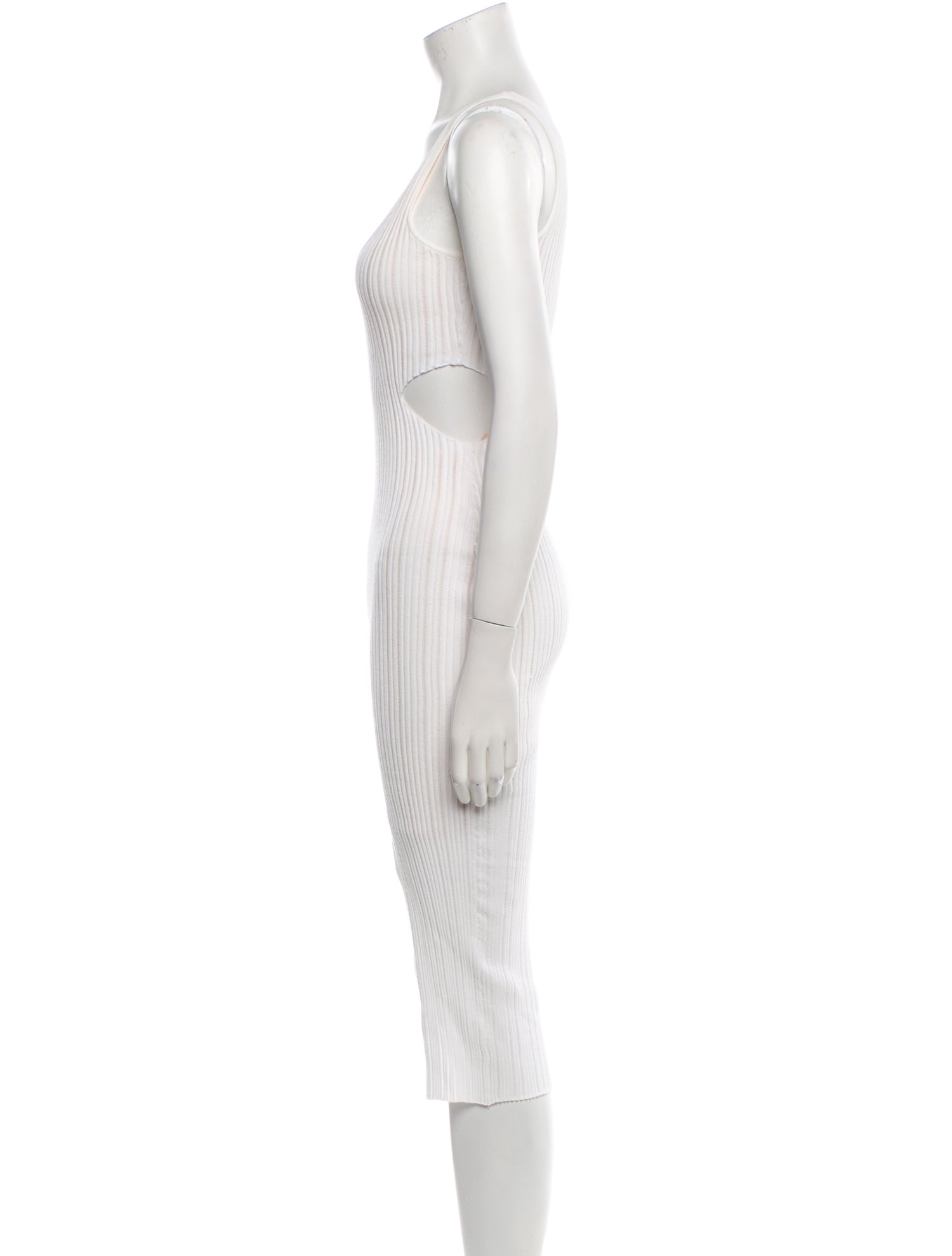 Pinko Scoop Neck Midi Length Dress