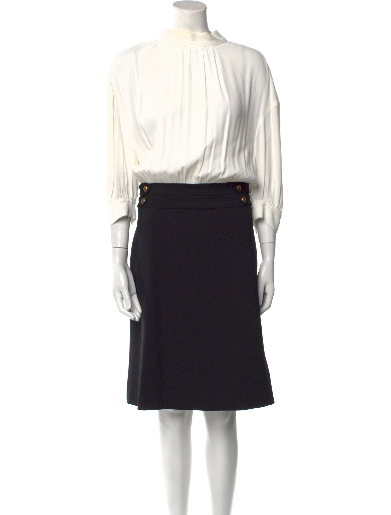 Pinko Mock Neck Knee-Length Dress