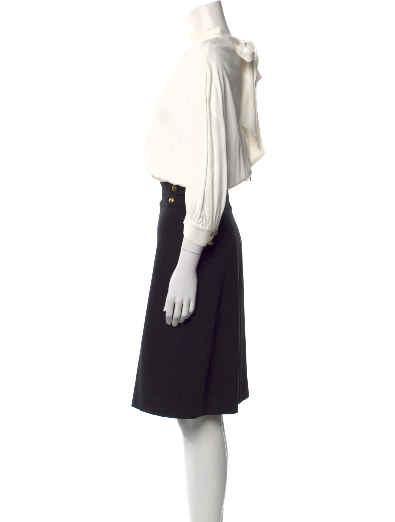 Pinko Mock Neck Knee-Length Dress