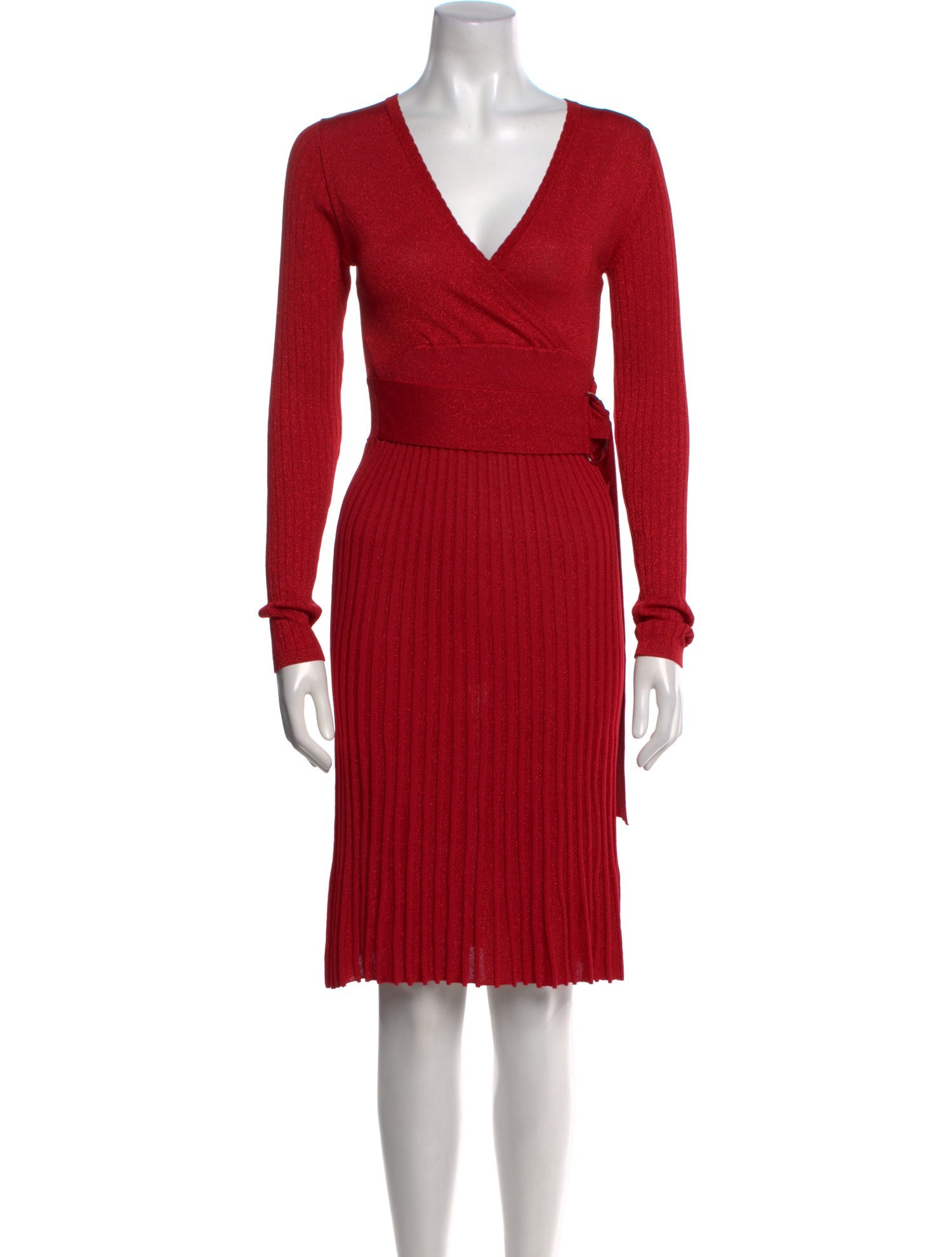 Pinko V-Neck Knee-Length Dress w/ Tags