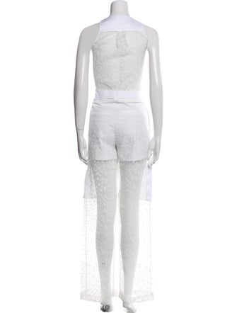 Pinko Printed Mesh Accents Pant Set