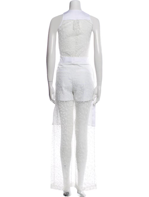 Pinko Printed Mesh Accents Pant Set