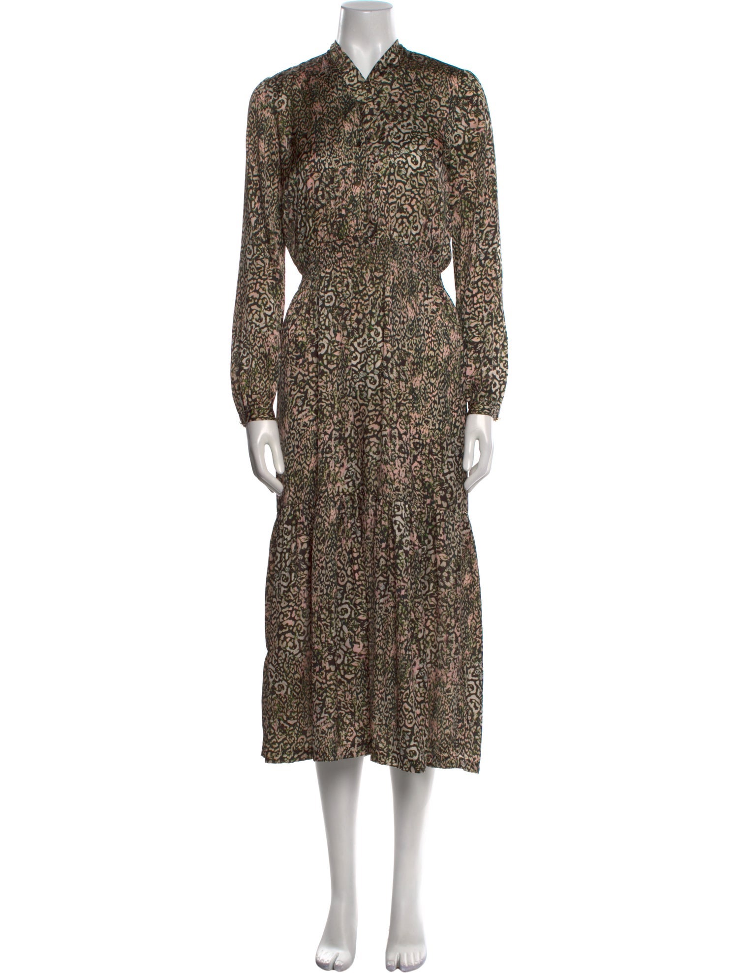 Pinko Printed Long Dress