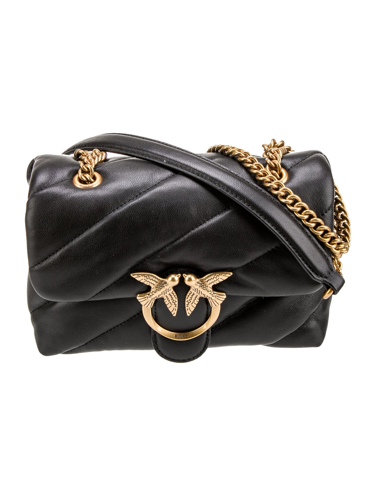Pinko Leather Evening Bag